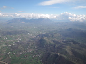 Landeanflug auf Neapel