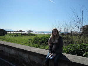 Blick auf das Mittelmeer, leider konnten wir nicht näher heran