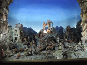 Überall in Neapel findet man Krippen