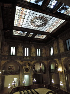 Wunderschöne Glasdecke